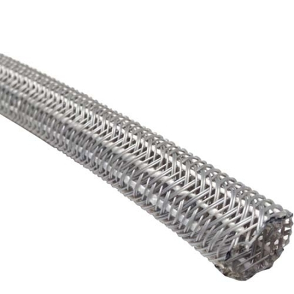 Electriduct Hook Self Closing Braided Wrap Sleeving- 2" x 25ft- Gray BS-J-SCW-200-25-GY